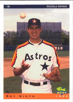 1993 Classic Best Osceola Astros #17 Roy Nieto Front