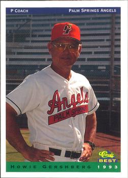 1993 Classic Best Palm Springs Angels #28 Howie Gershberg Front