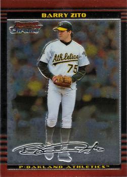 2002 Bowman Chrome #71 Barry Zito Front