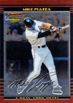 2002 Bowman Chrome #100 Mike Piazza Front