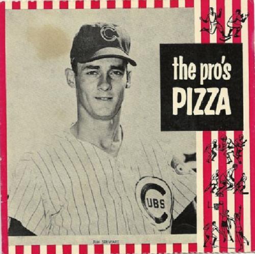 1966 Pro's Pizza Chicago Cubs #NNO Jim Stewart Front