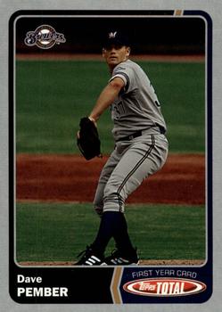 2003 Topps Total - Silver #929 Dave Pember Front