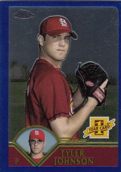 2003 Topps Traded & Rookies - Chrome #T238 Tyler Johnson Front
