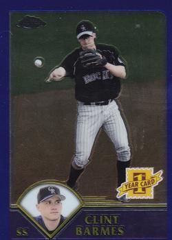 2003 Topps Traded & Rookies - Chrome #T265 Clint Barmes Front