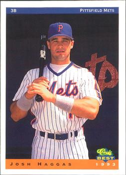 1993 Classic Best Pittsfield Mets #8 Josh Haggas Front