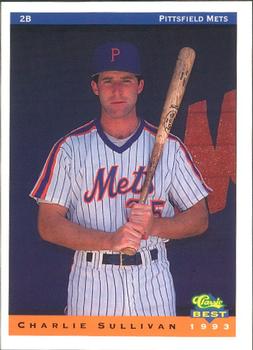 1993 Classic Best Pittsfield Mets #19 Charlie Sullivan Front