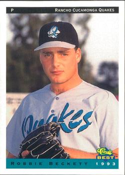 1993 Classic Best Rancho Cucamonga Quakes #3 Robbie Beckett Front