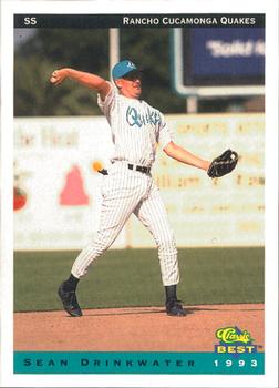 1993 Classic Best Rancho Cucamonga Quakes #9 Sean Drinkwater Front