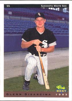 1993 Classic Best Sarasota White Sox #1 Glenn Disarcina Front