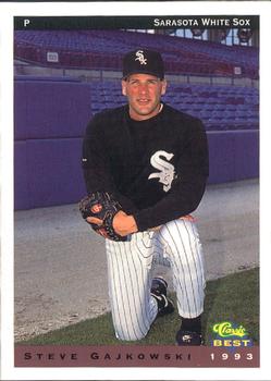 1993 Classic Best Sarasota White Sox #10 Steve Gajkowski Front