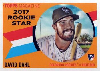 2017 Topps Archives - 1960 Topps Topps Magazine Rookie Stars #RS-5 David Dahl Front