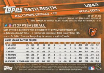 2017 Topps Update #US42 Seth Smith Back