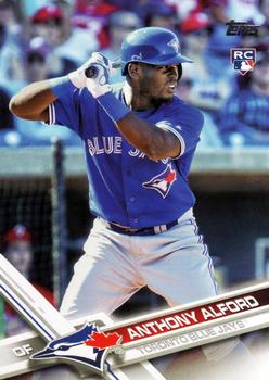 2017 Topps Update #US92 Anthony Alford Front