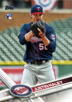 2017 Topps Update #US161 Justin Haley Front