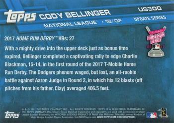 2017 Topps Update #US300 Cody Bellinger Back