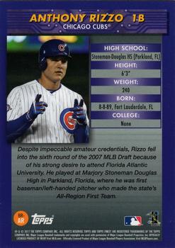 2017 Finest - 1994-95 Finest Basketball #BR-AR Anthony Rizzo Back