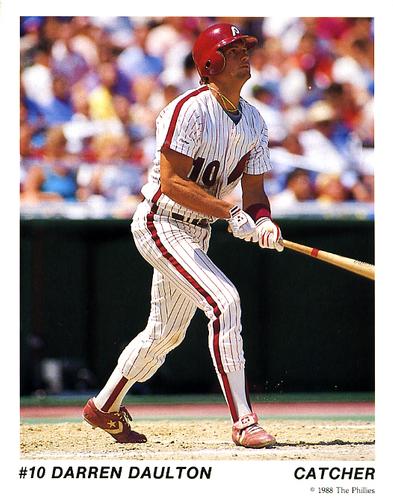 1988 Tastykake Philadelphia Phillies #NNO Darren Daulton Front