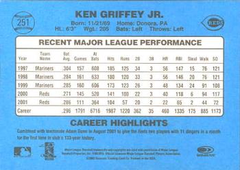 2002 Donruss Originals #251 Ken Griffey Jr. Back