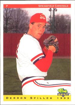 1993 Classic Best Springfield Cardinals #25 Derron Spiller Front