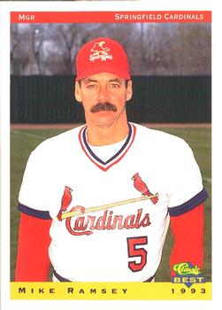 1993 Classic Best Springfield Cardinals #28 Mike Ramsey Front