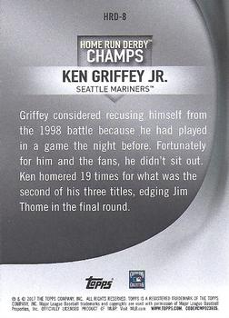 2017 Topps - Home Run Derby Champions #HRD-8 Ken Griffey Jr. Back