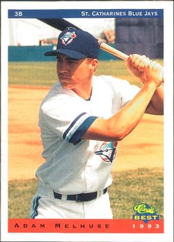 1993 Classic Best St. Catharines Blue Jays #15 Adam Melhuse Front