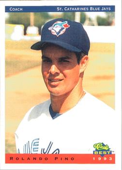 1993 Classic Best St. Catharines Blue Jays #26 Rolando Pino Front