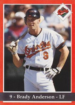 1994 Baltimore Orioles Program Cards #NNO Brady Anderson Front