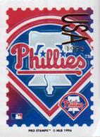 1996 Pro Stamps - Team Logos #NNO Philadelphia Phillies Front