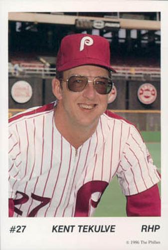 1986 Tastykake Philadelphia Phillies #NNO Kent Tekulve Front