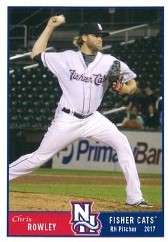2017 Grandstand New Hampshire Fisher Cats #NNO Chris Rowley Front