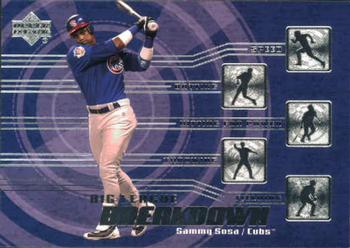2003 Upper Deck - Big League Breakdown #BL6 Sammy Sosa Front