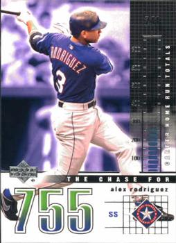 2003 Upper Deck - The Chase for 755 #C13 Alex Rodriguez Front