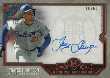2017 Topps Museum Collection - Archival Autographs Copper #AA-TTH Trayce Thompson Front