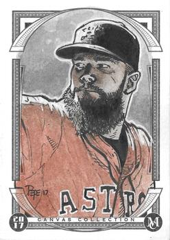2017 Topps Museum Collection - Canvas Collection Originals #NNO Dallas Keuchel Front