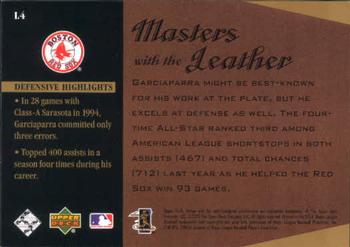 2003 Upper Deck - Masters with the Leather #L4 Nomar Garciaparra Back