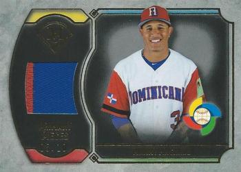 2017 Topps Museum Collection - Primary Pieces World Baseball Classic Patch Gold #WBCPR-MM Manny Machado Front