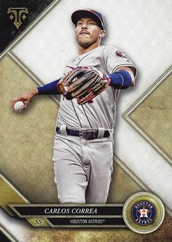 2017 Topps Triple Threads #14 Carlos Correa Front