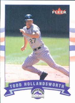 2002 Fleer #32 Todd Hollandsworth Front