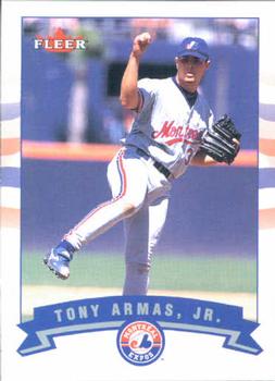 2002 Fleer #42 Tony Armas, Jr. Front