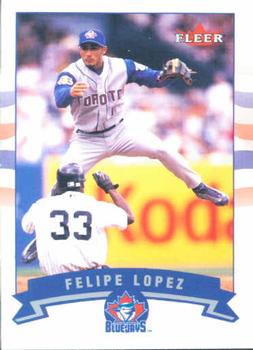 2002 Fleer #75 Felipe Lopez Front