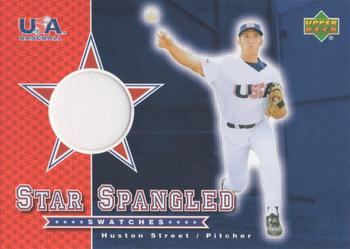 2003 Upper Deck - Star Spangled Swatches #SS-HS Huston Street Front