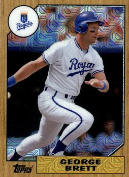 2017 Topps - 1987 Topps Baseball 30th Anniversary Chrome Silver Pack (Series Two) #87-GB George Brett Front