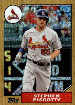 2017 Topps - 1987 Topps Baseball 30th Anniversary Chrome Silver Pack (Series Two) #87-SP Stephen Piscotty Front
