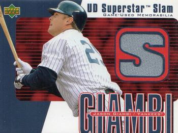 2003 Upper Deck - UD Superstar Slam #SS-JG Jason Giambi Front