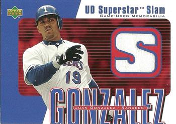 2003 Upper Deck - UD Superstar Slam #SS-JGo Juan Gonzalez Front