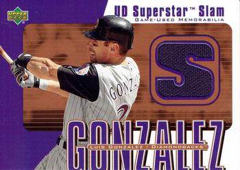 2003 Upper Deck - UD Superstar Slam #SS-LG Luis Gonzalez Front