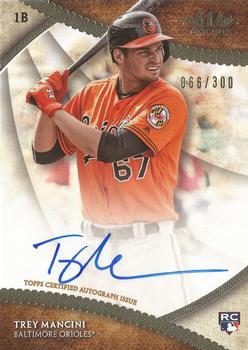 2017 Topps Tier One - Break Out Autographs #BOA-TMA Trey Mancini Front