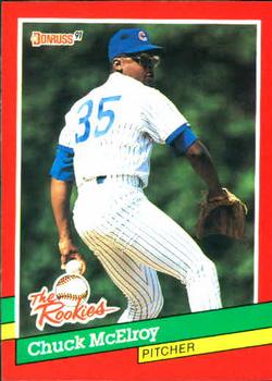 1991 Donruss The Rookies #49 Chuck McElroy Front