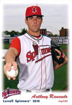 2010 Grandstand Lowell Spinners Update #NNO Anthony Ranaudo Front